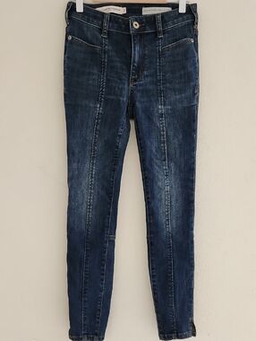Pilcro and the Letterpress By Antrhopologie Slim Dark Wash Skinny Jeans